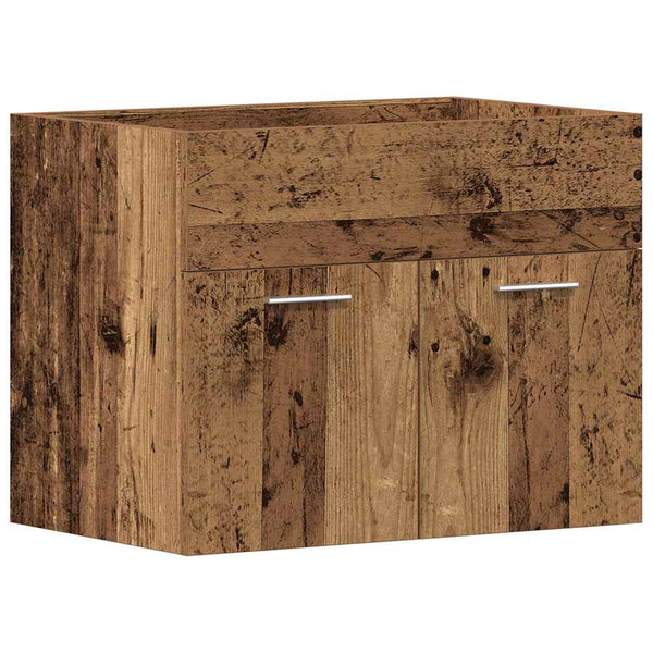 Waschbeckenunterschrank Altholz 60 cm
