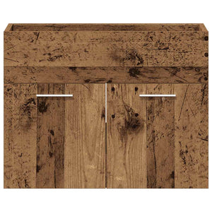 Waschbeckenunterschrank Altholz 60 cm