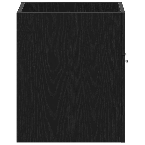 Waschbeckenunterschrank Schwarz Eiche 60 cm