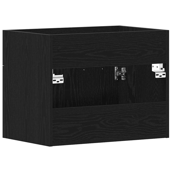 Waschbeckenunterschrank Schwarz Eiche 60 cm