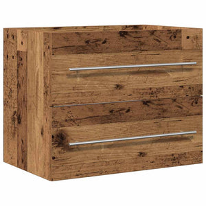 Waschbeckenunterschrank Altholz-Optik 60 cm