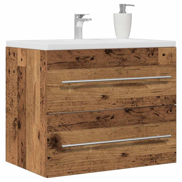 Waschbeckenunterschrank Altholz-Optik 60 cm