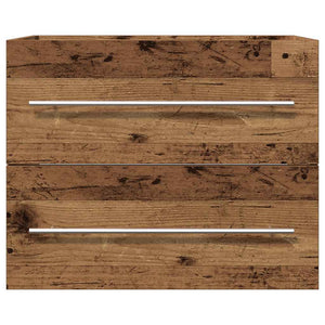 Waschbeckenunterschrank Altholz-Optik 60 cm