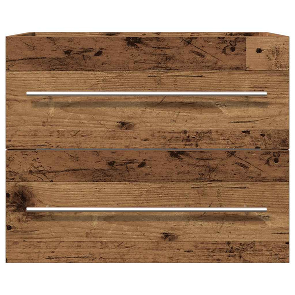 Waschbeckenunterschrank Altholz-Optik 60 cm