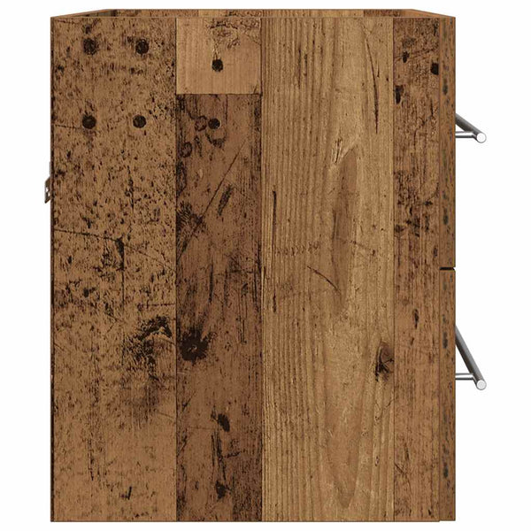 Waschbeckenunterschrank Altholz-Optik 60 cm