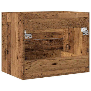 Waschbeckenunterschrank Altholz-Optik 60 cm