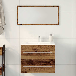 Waschbeckenunterschrank Altholz-Optik 60 cm