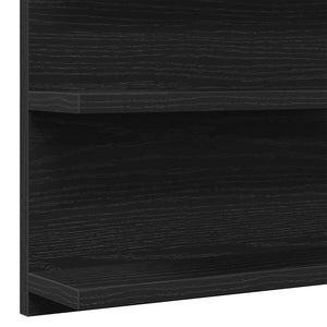 Badezimmer Spiegelschrank, Schwarze Eiche, 90cm