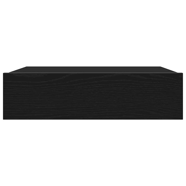 TV-Schrank mit LED Schwarze Eiche 60cm