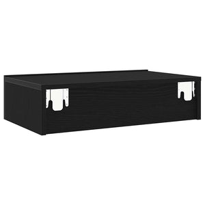 TV-Schrank mit LED Schwarze Eiche 60cm