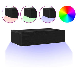 TV-Schränke mit LED Schwarz 60 cm