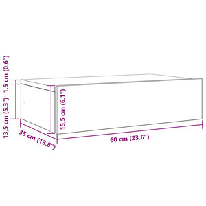 TV-Schränke mit LED Schwarz 60 cm