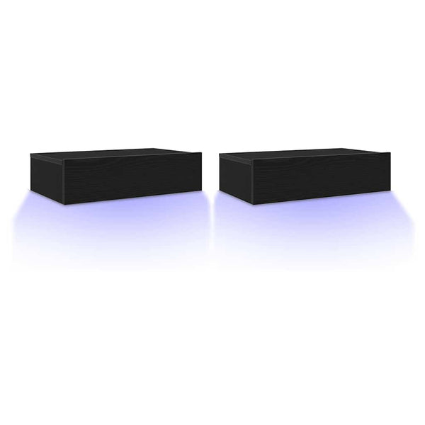 TV-Schränke mit LED Schwarz 60 cm
