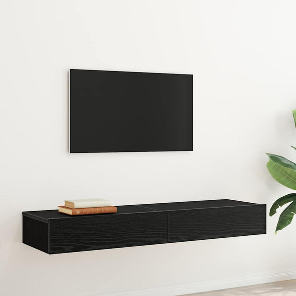 TV-Schränke mit LED Schwarz 60 cm
