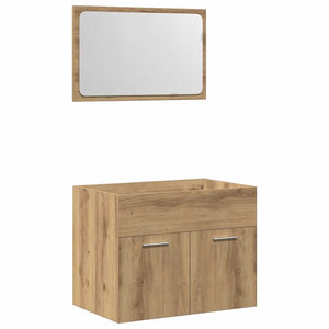 2-tlg. Badmöbel-Set Artisan Eiche