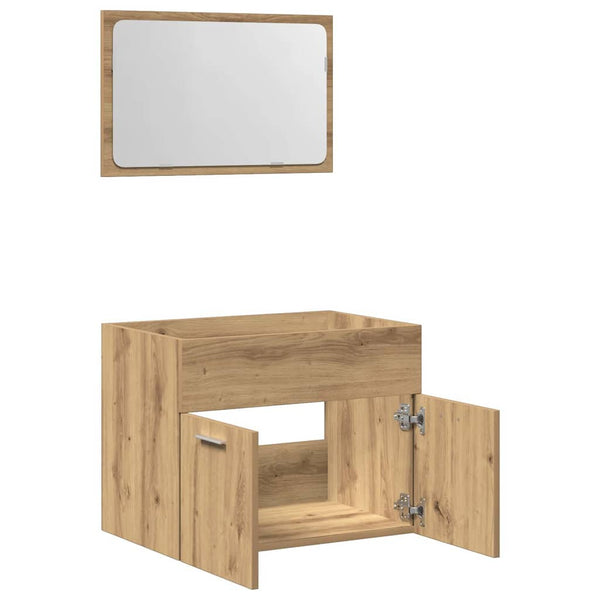 2-tlg. Badmöbel-Set Artisan Eiche