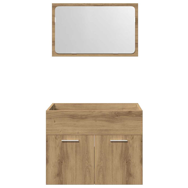 2-tlg. Badmöbel-Set Artisan Eiche