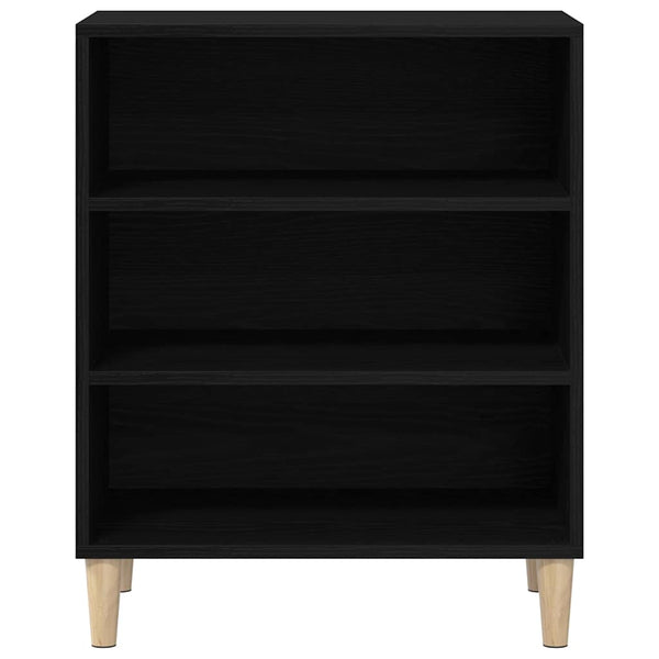 Schwarzes Sideboard Eichenoptik 57 cm