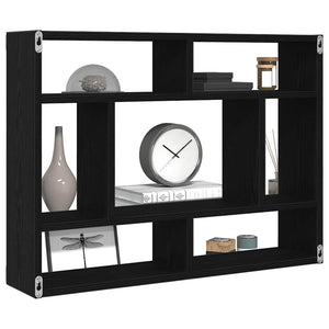 Wandregal Schwarze Eiche 75 cm