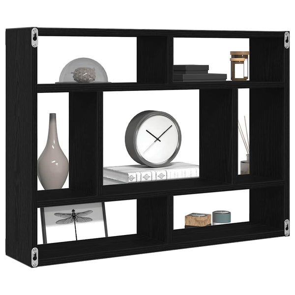 Wandregal Schwarze Eiche 75 cm