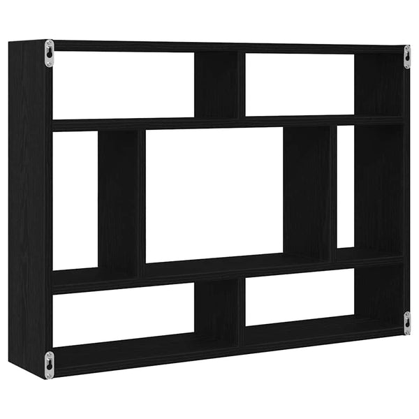 Wandregal Schwarze Eiche 75 cm