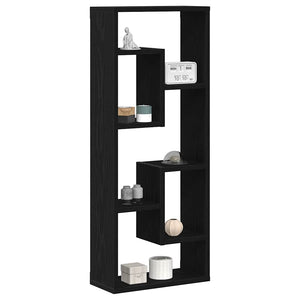 Wandregal Schwarze Eiche 36x16x90 cm