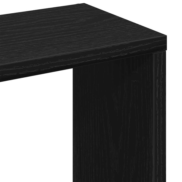 Wandregal Schwarze Eiche 36x16x90 cm