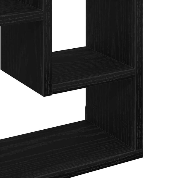 Wandregal Schwarze Eiche 36x16x90 cm