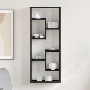 Wandregal Schwarze Eiche 36x16x90 cm