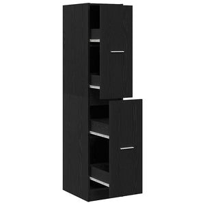 Apothekerschrank Schwarze Eiche 144,5cm