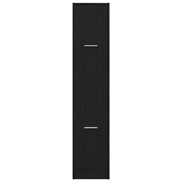 Apothekerschrank Schwarze Eiche 144,5cm