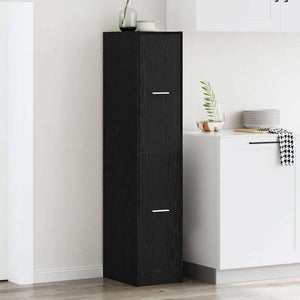 Apothekerschrank Schwarze Eiche 144,5cm