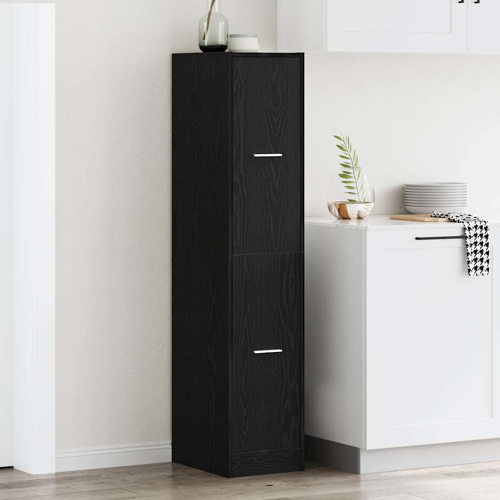 Apothekerschrank Schwarze Eiche 144,5cm
