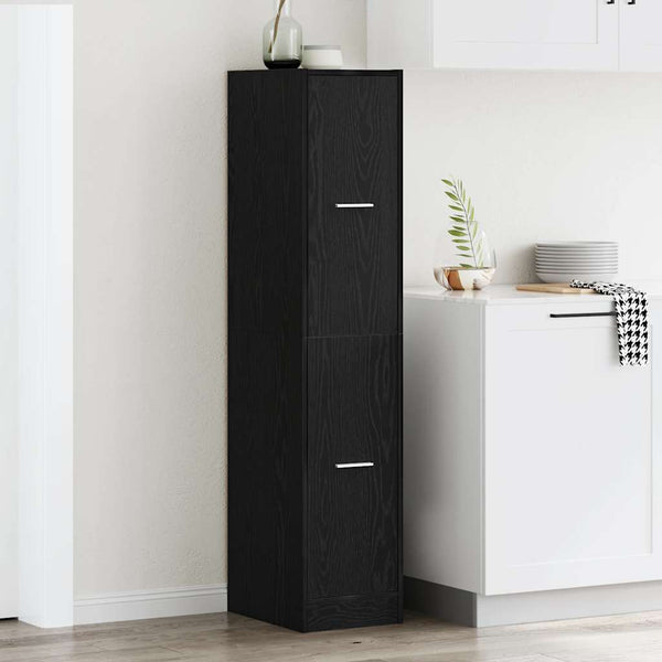 Apothekerschrank Schwarze Eiche 144,5cm