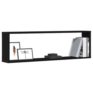 Würfelregale, 4er Set, Eichen-Optik, 100x15x30 cm