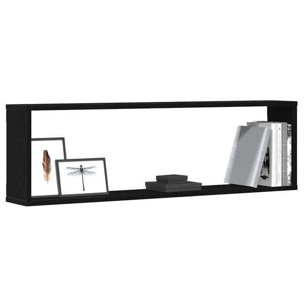 Würfelregale, 4er Set, Eichen-Optik, 100x15x30 cm