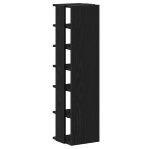 Schuhschrank Schwarz Eiche 25x27x102 cm