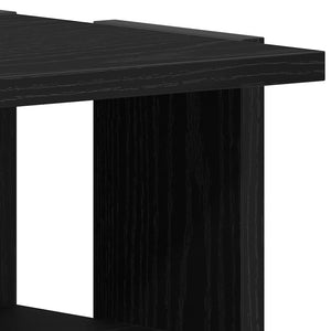 Schuhschrank Schwarz Eiche 25x27x102 cm