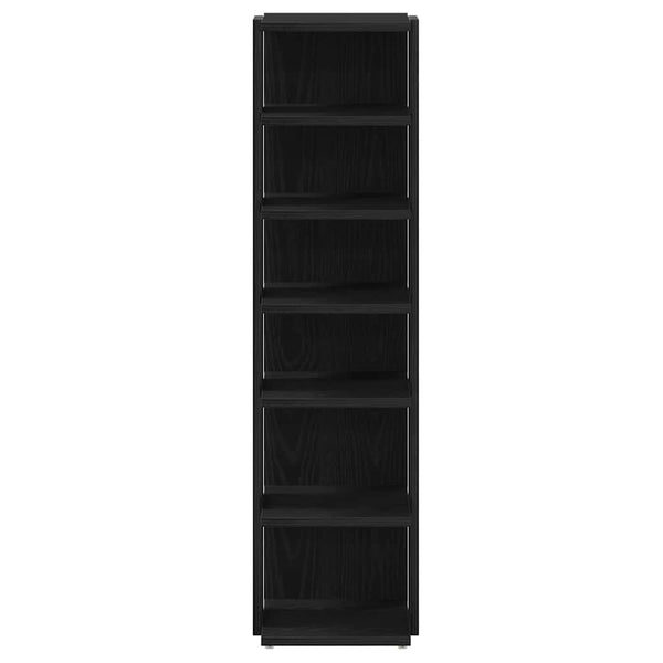 Schuhschrank 2er Set, Eichen-Optik Schwarz