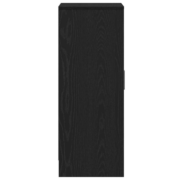 Schuhschrank Schwarz Eichen-Optik