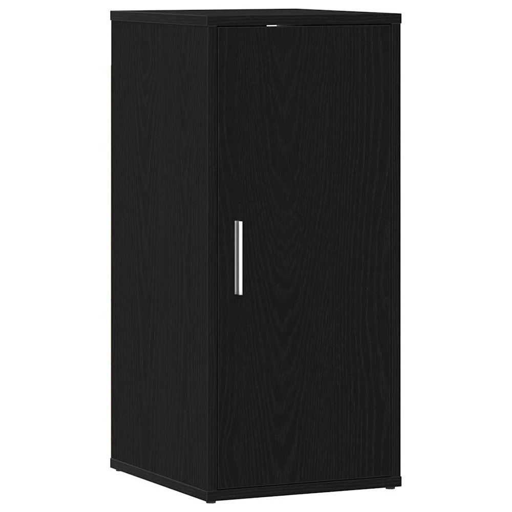 Schuhschrank Schwarz Eichen-Optik