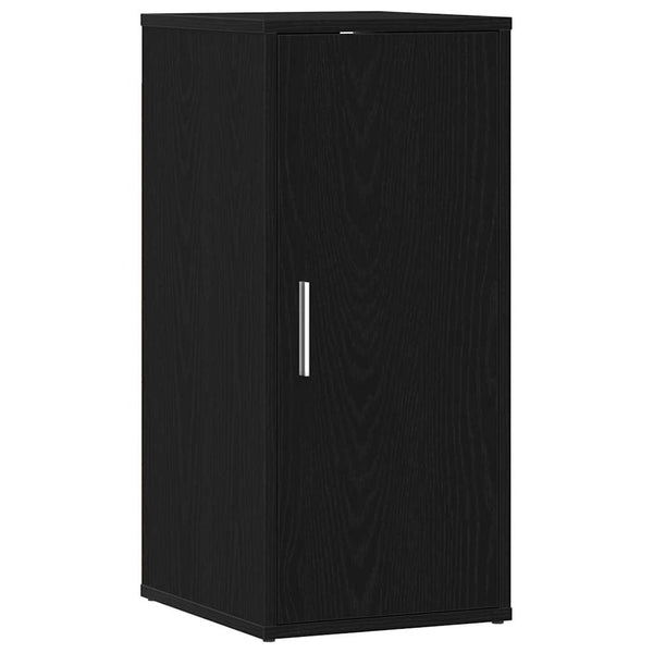 Schuhschrank Schwarz Eichen-Optik