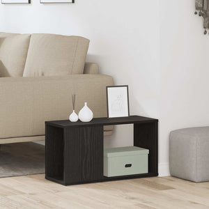 Schwarzer TV-Schrank in Eichenoptik, 60 cm