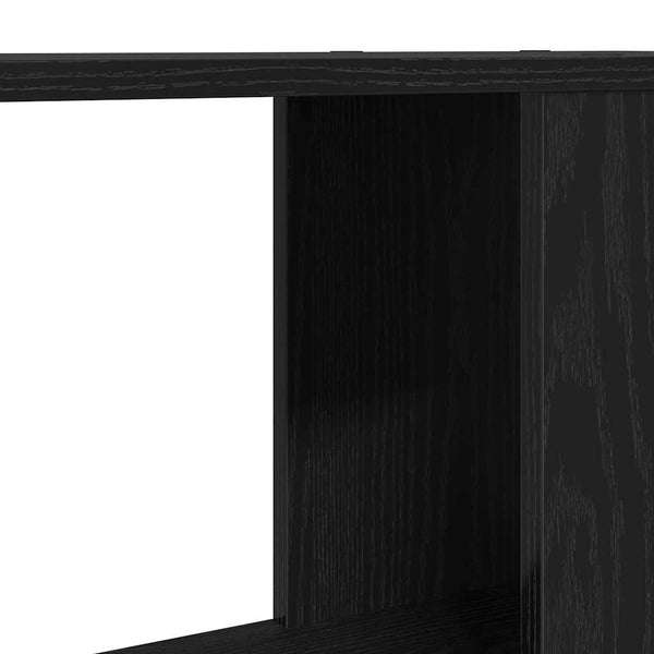 Schwarzer TV-Schrank in Eichenoptik, 60 cm