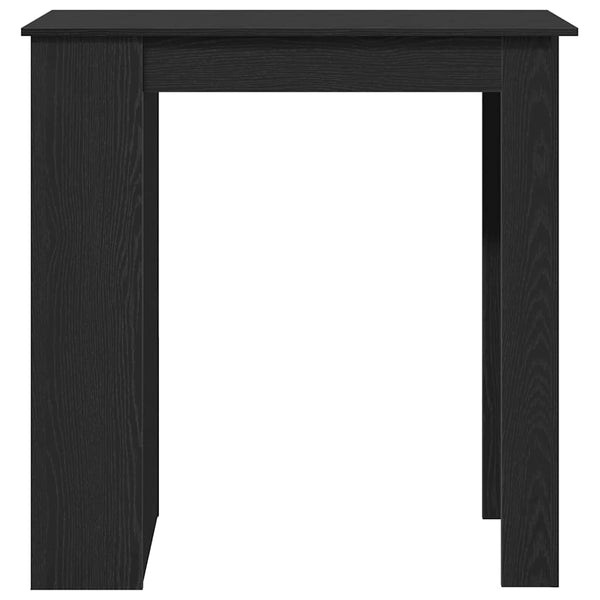 Bartisch mit Regal, Schwarz Eichen-Optik