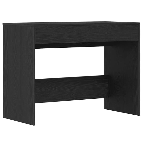 Schreibtisch Schwarz Eichenoptik, 101 cm