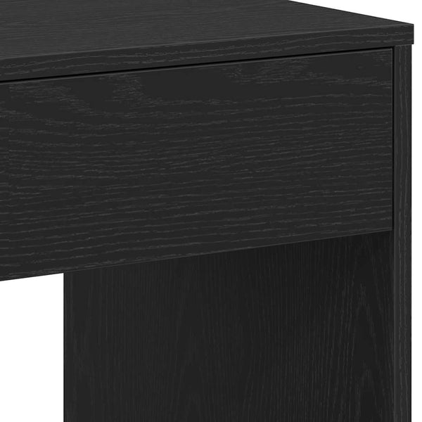 Schreibtisch Schwarz Eichenoptik, 101 cm