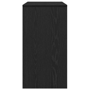 Schwarzer Konsolentisch Eichenoptik 89 cm