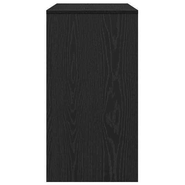 Schwarzer Konsolentisch Eichenoptik 89 cm