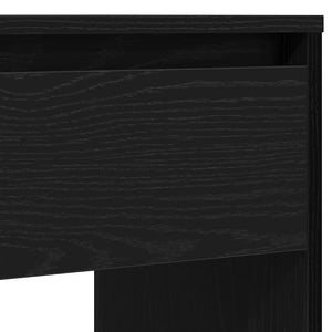 Schwarzer Konsolentisch Eichenoptik 89 cm